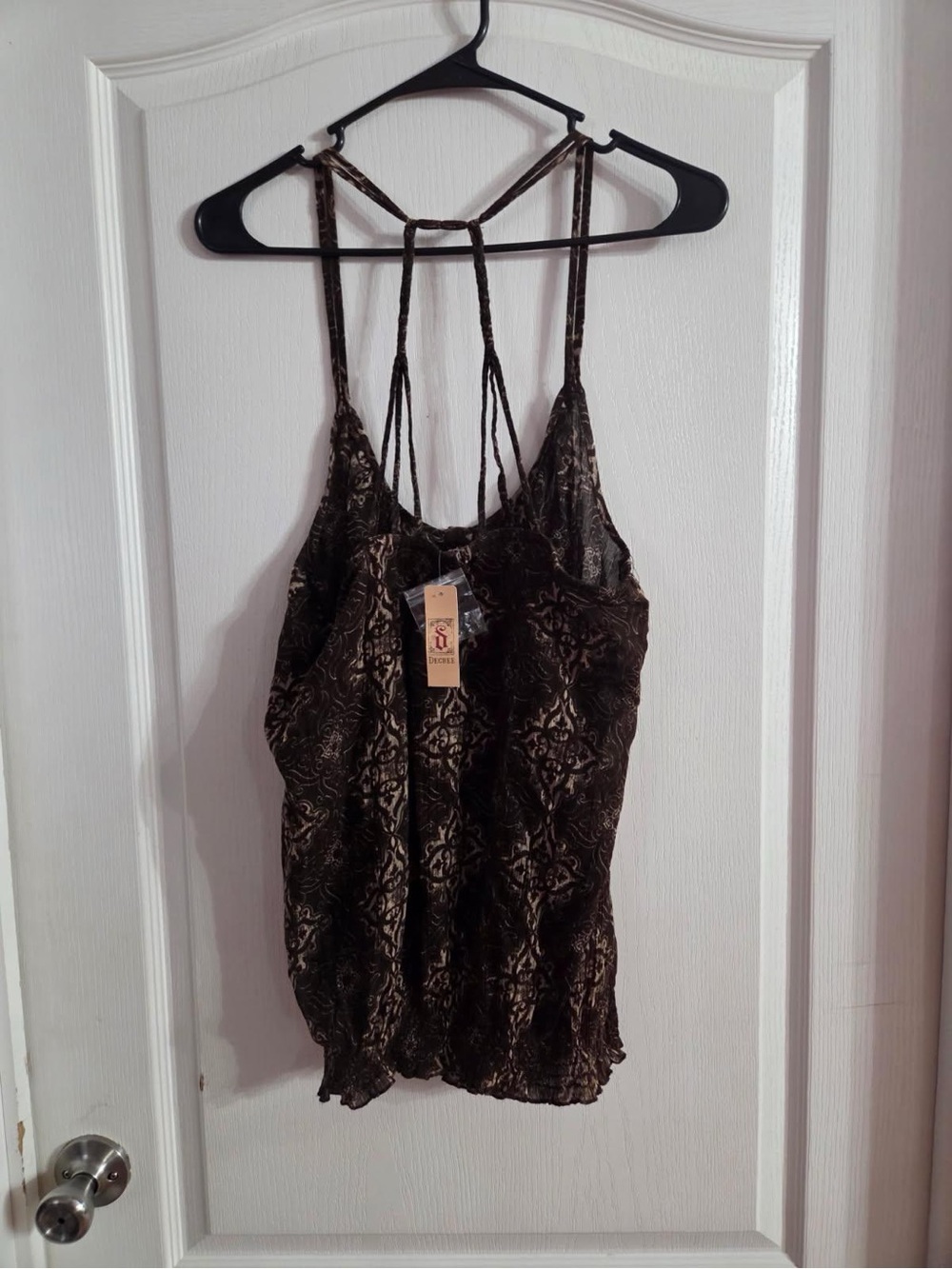 Decree Women’s Y2K 90s Tank Top NWT Sz XL. JY-111